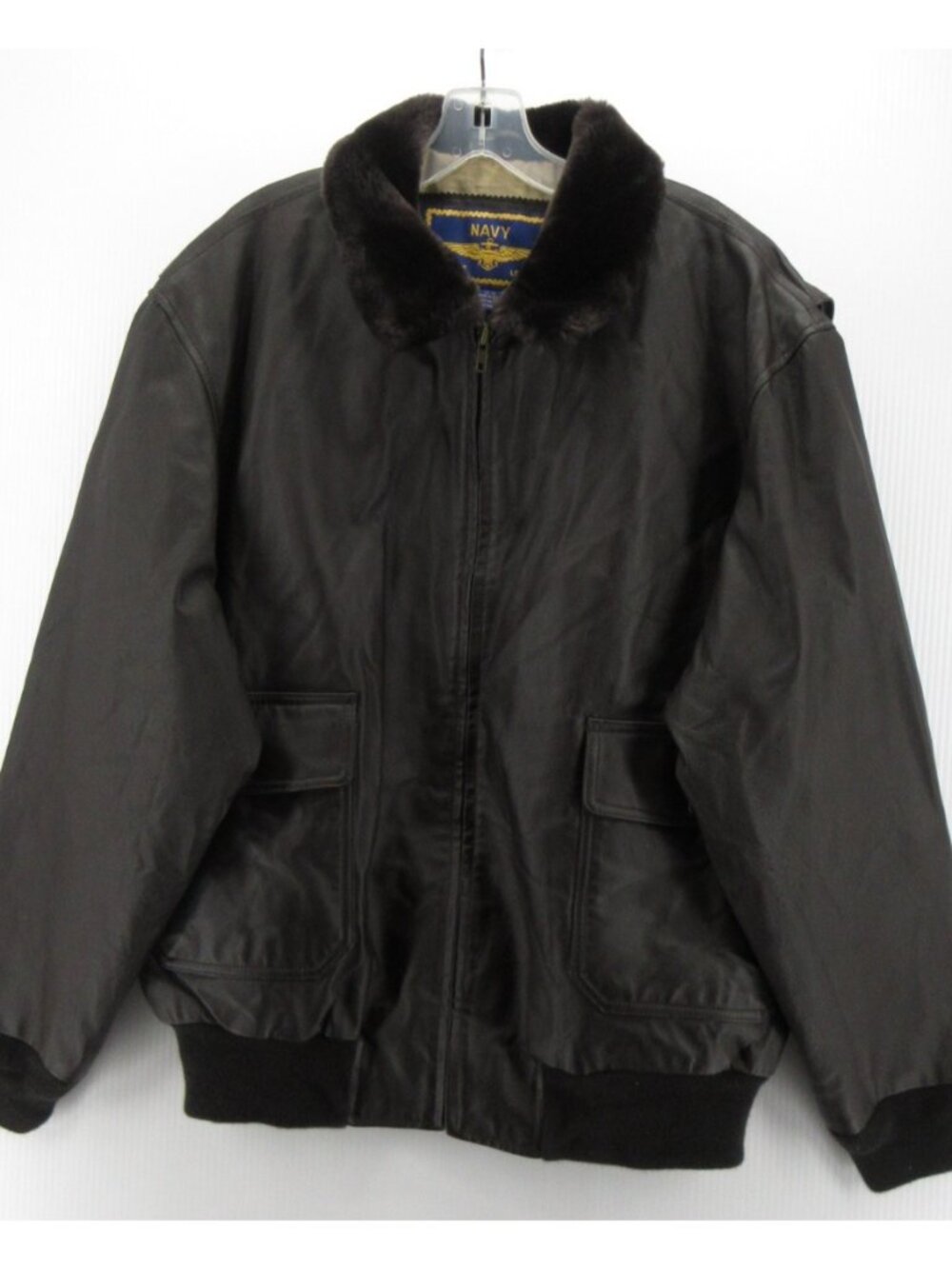 VGT Airborne Leathers Jacket Large Tall US Navy G-1 Flight Bomber NEW